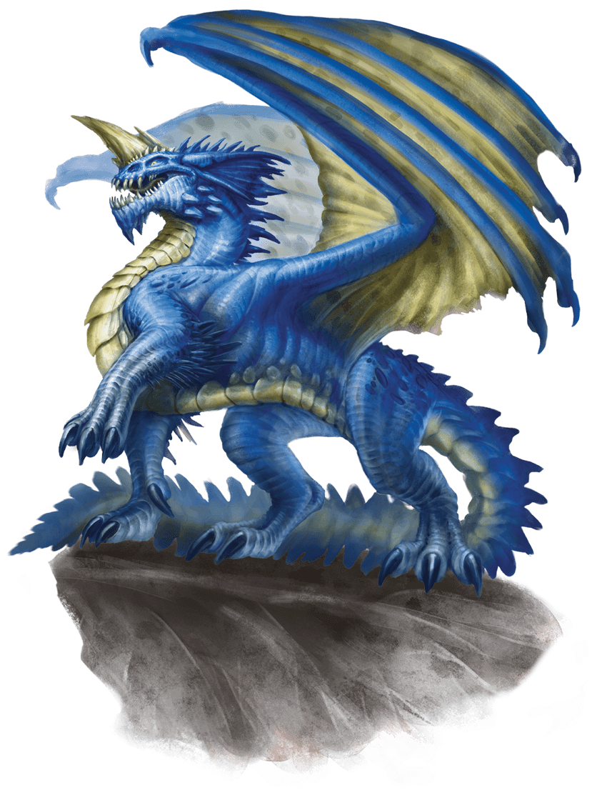 Взрослый синий дракон (Adult Blue Dragon)