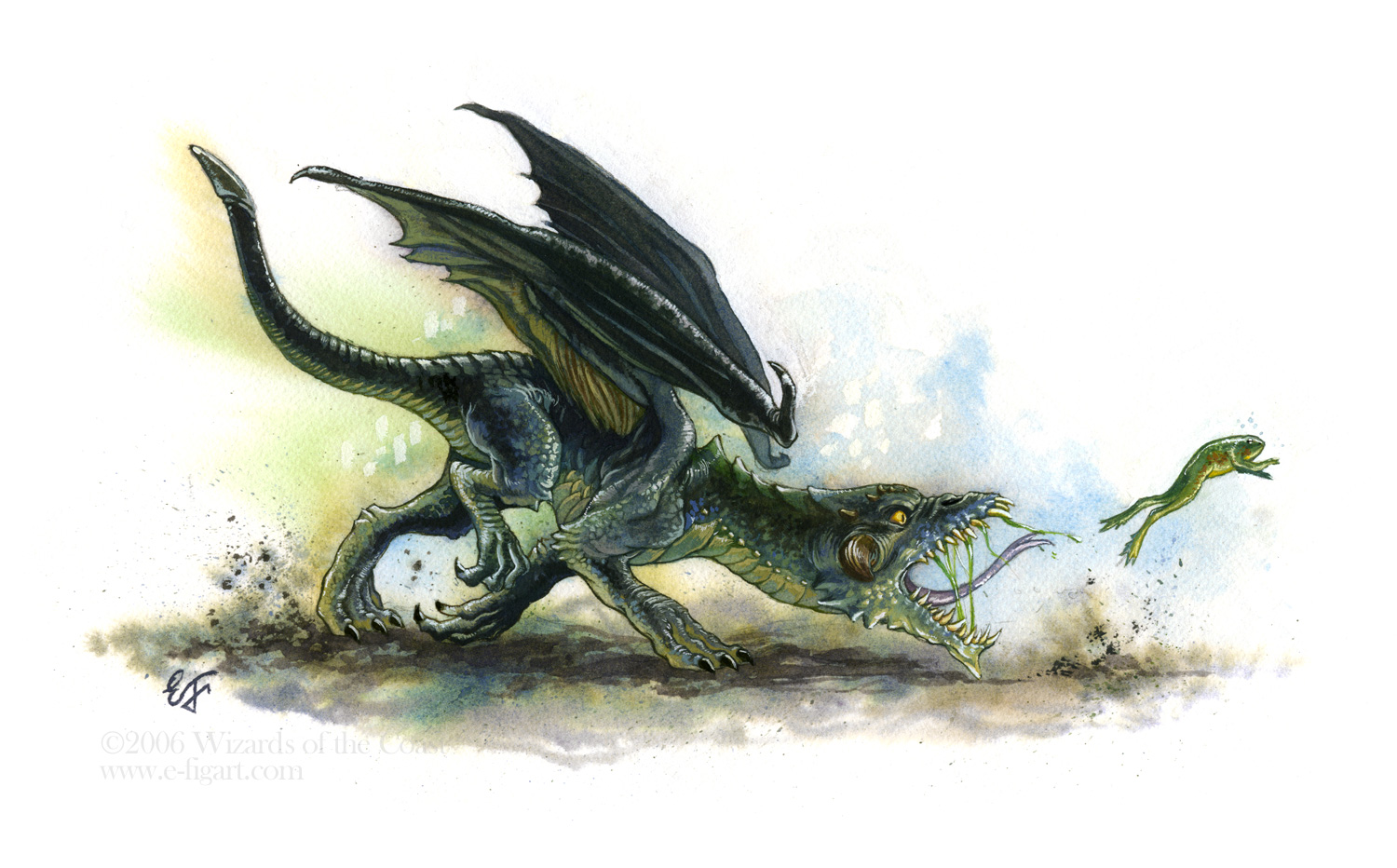 Вирмлинг чёрного дракона (Black Dragon Wyrmling)