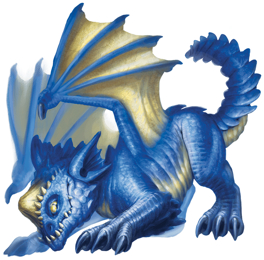 Вирмлинг синего дракона (Blue Dragon Wyrmling)