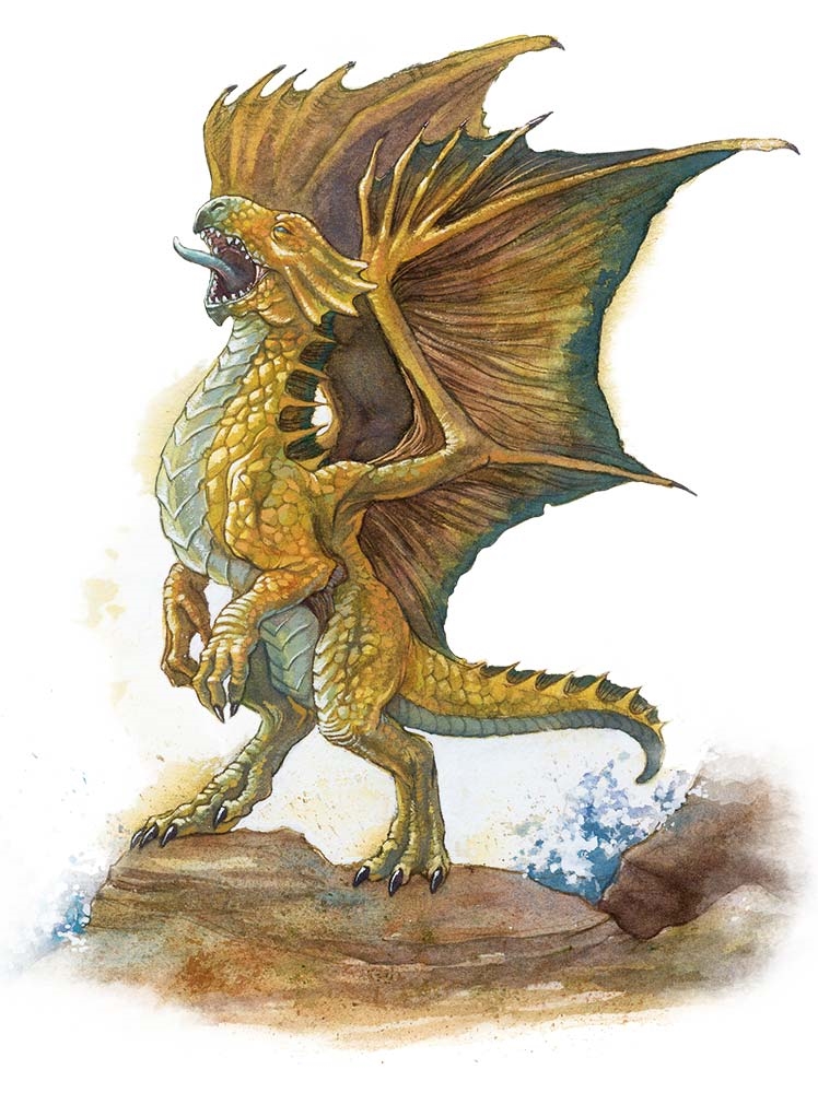 Вирмлинг бронзового дракона (Bronze Dragon Wyrmling)