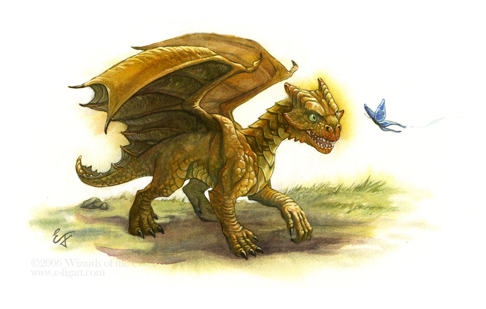 Вирмлинг медного дракона (Copper Dragon Wyrmling)