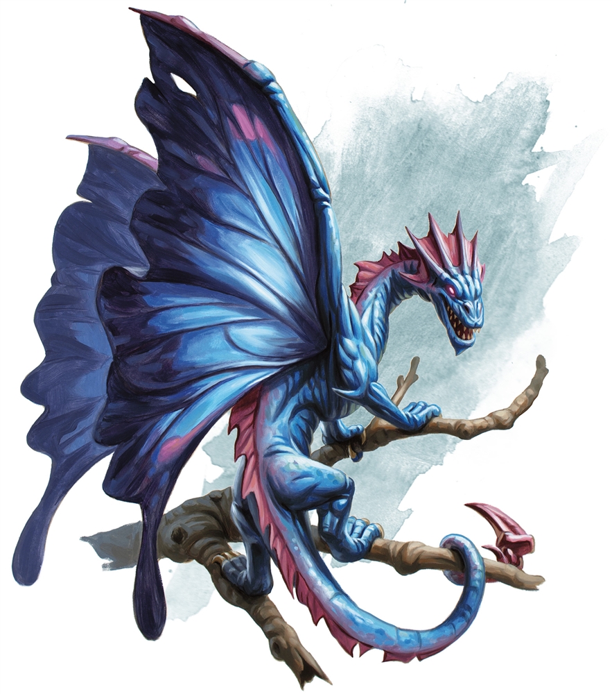 Голубой волшебный дракончик (Light Blue Faerie Dragon)