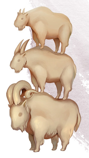 Статуэтка чудесной силы: Костяные козлы (Figurine of Wondrous Power: Ivory Goats)
