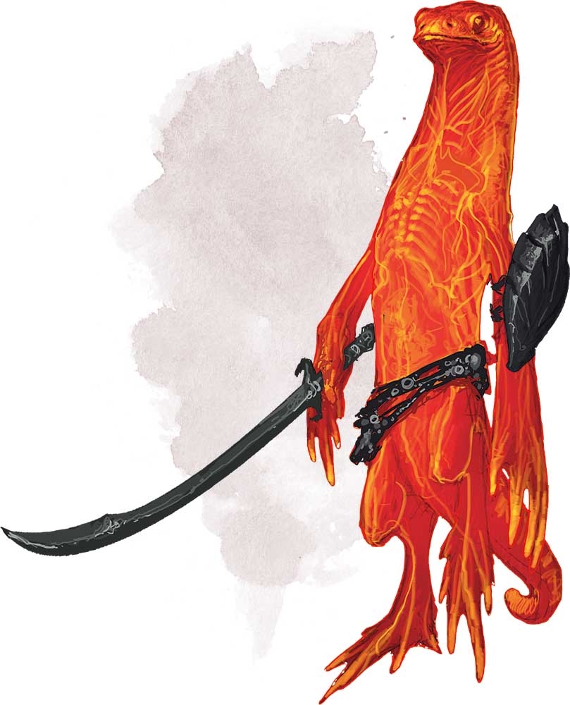 Огненный тритон воин (Firenewt Warrior)