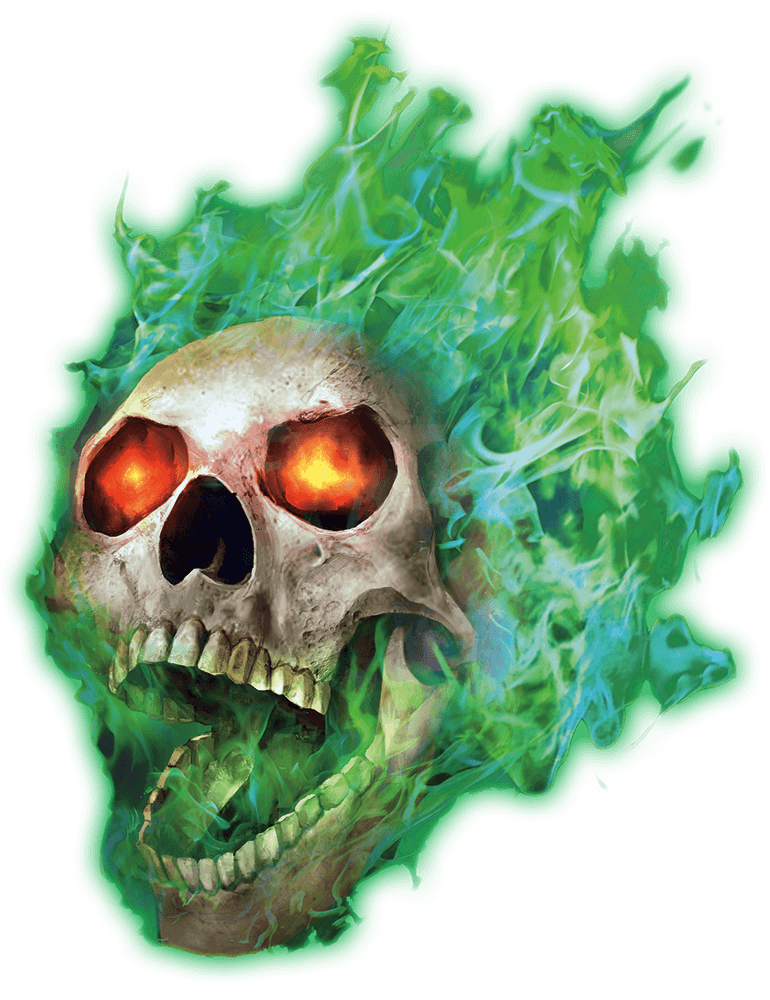 Пылающий череп (Flameskull)