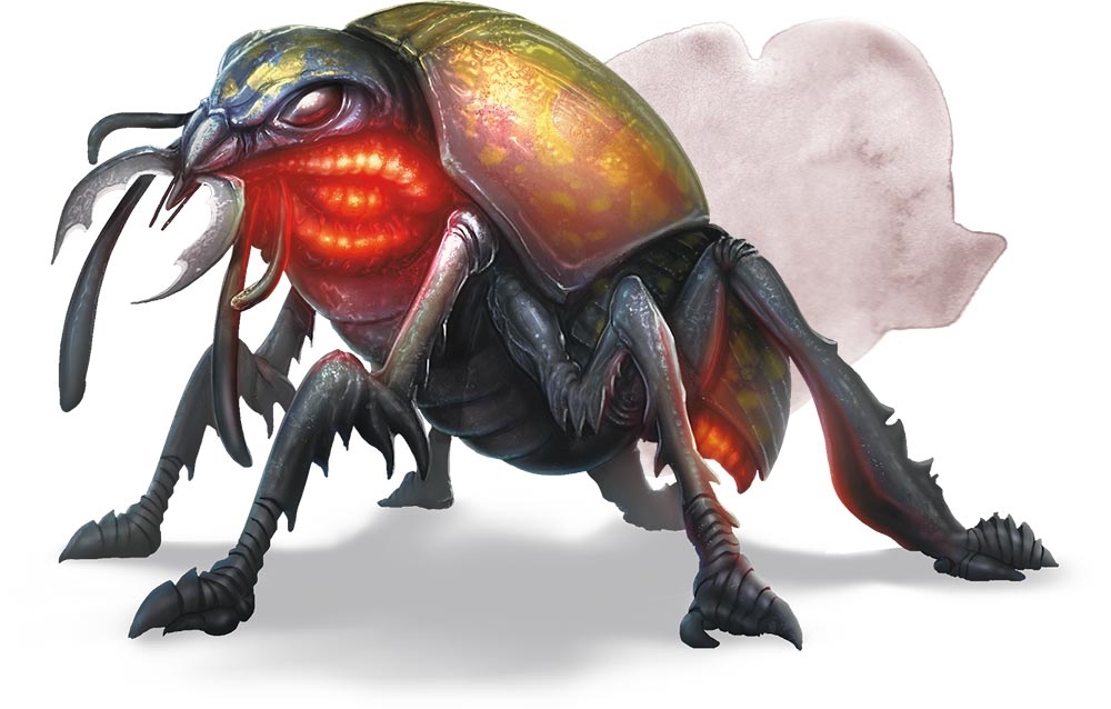 Гигантский огненный жук (Giant Fire Beetle) | Существа.