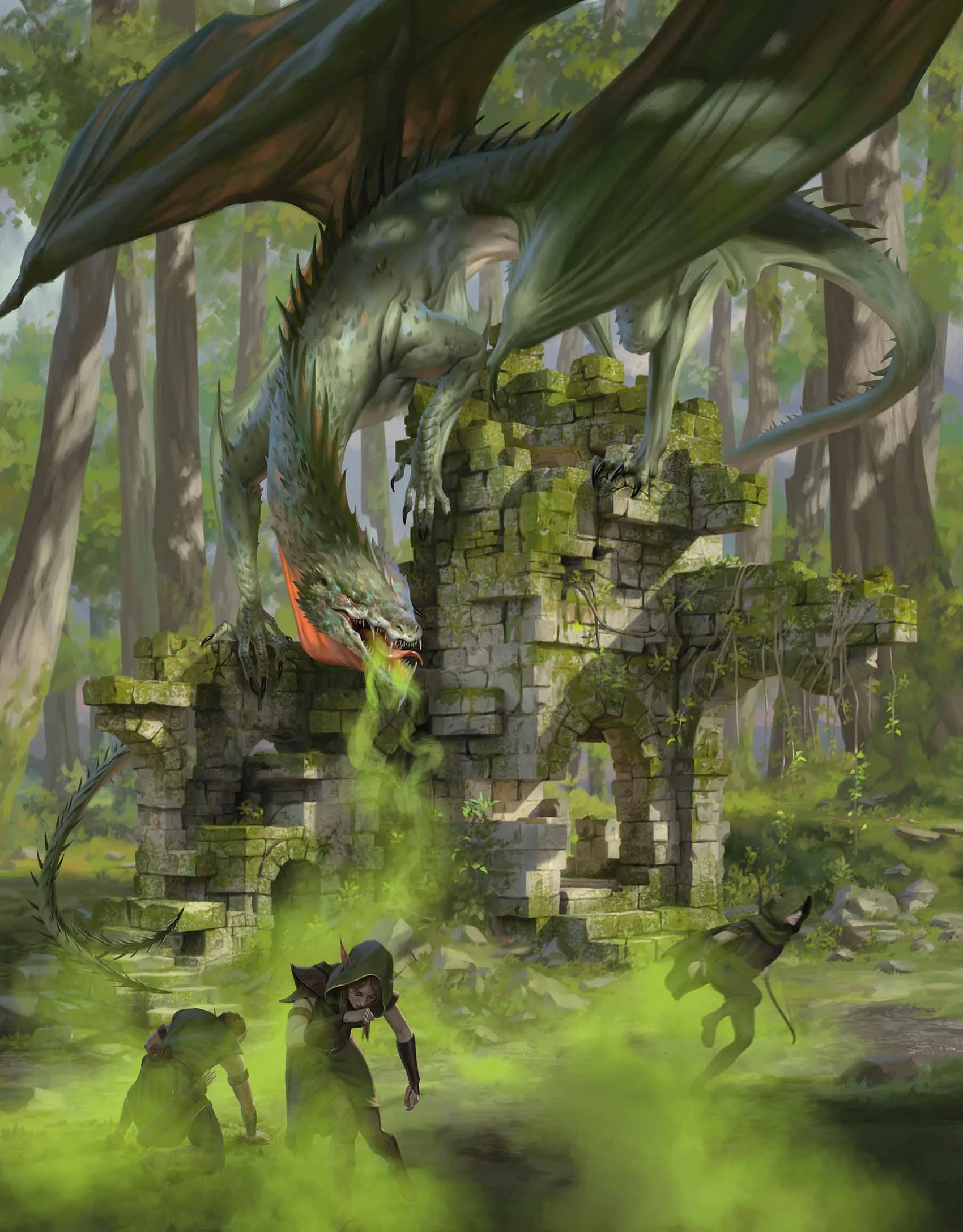 Взрослый зелёный дракон (Adult Green Dragon)