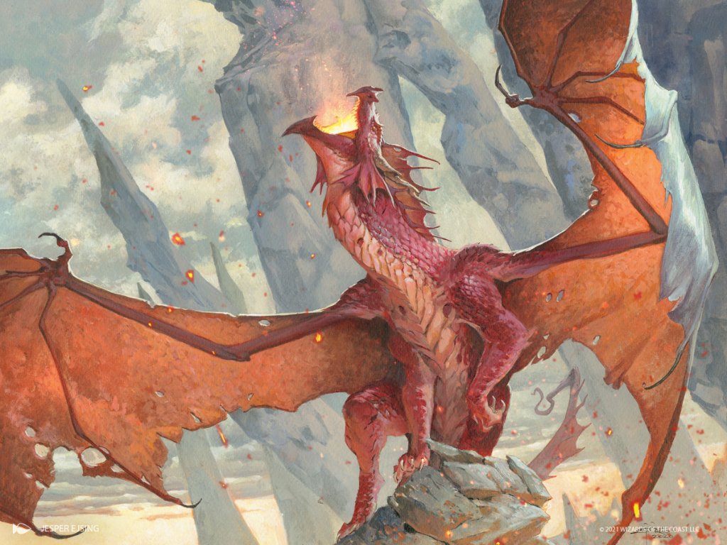 Древний красный дракон Инрвэрнархро, по прозвищу «Инферно звёздных гор»
