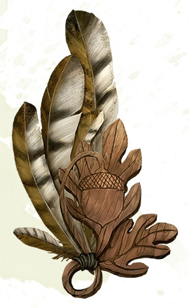 Перо Кваля: Дерево (Quaal’s Feather Token: Tree)
