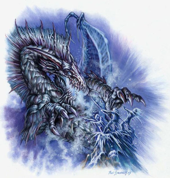 Дыхание серебряного дракона замораживает мгновенно