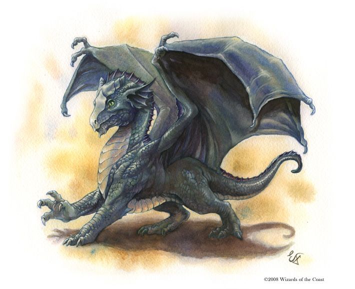 Вирмлинг серебряного дракона (Silver Dragon Wyrmling)