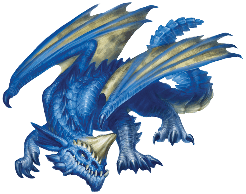 Молодой синий дракон (Young Blue Dragon)